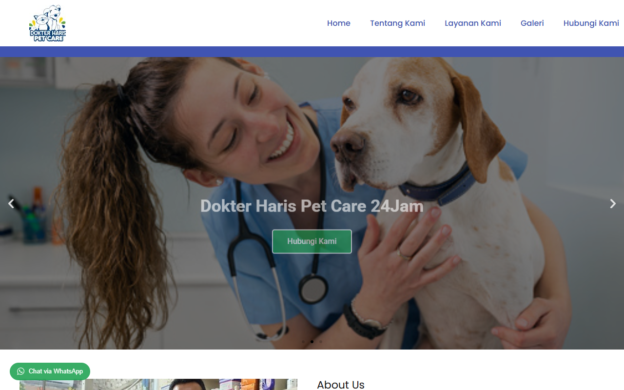 Dokter Haris Petcare Desktop