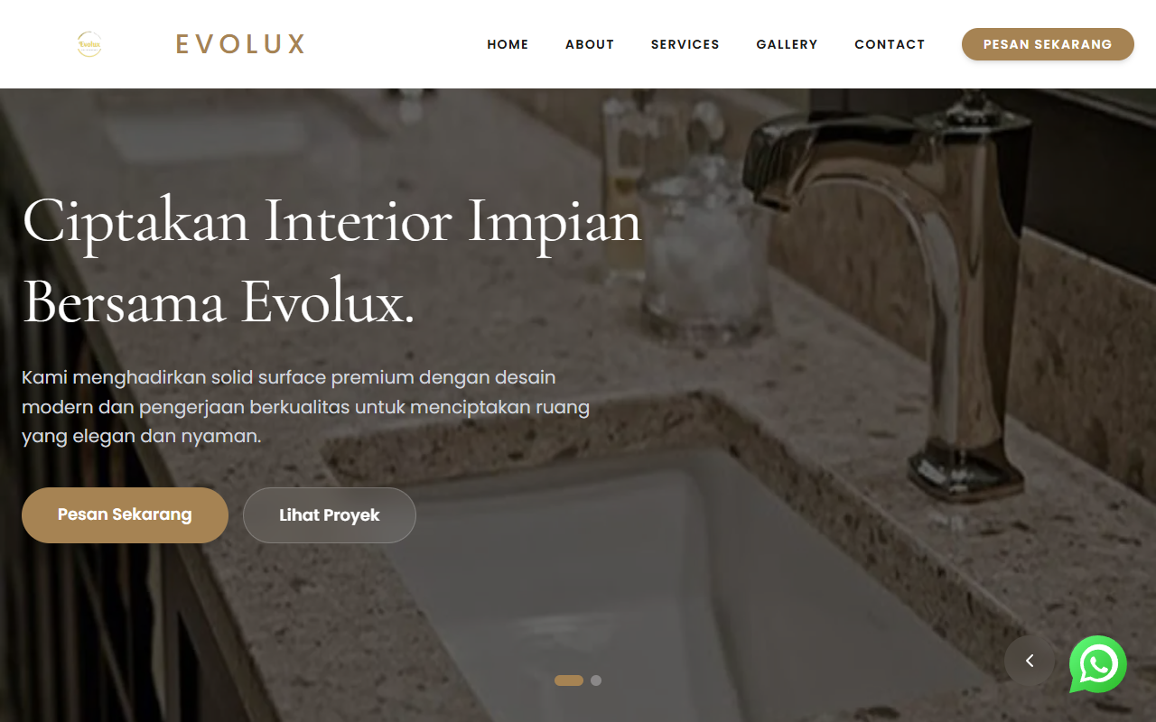 Evolux Solid Surface Desktop