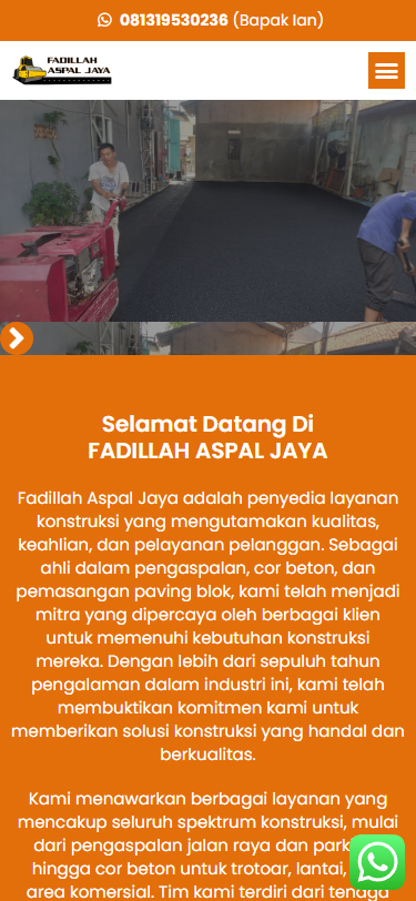 Fadillah Aspal Jaya Mobile