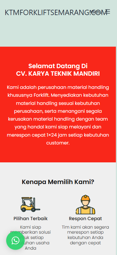 KTM Forklift Semarang Mobile