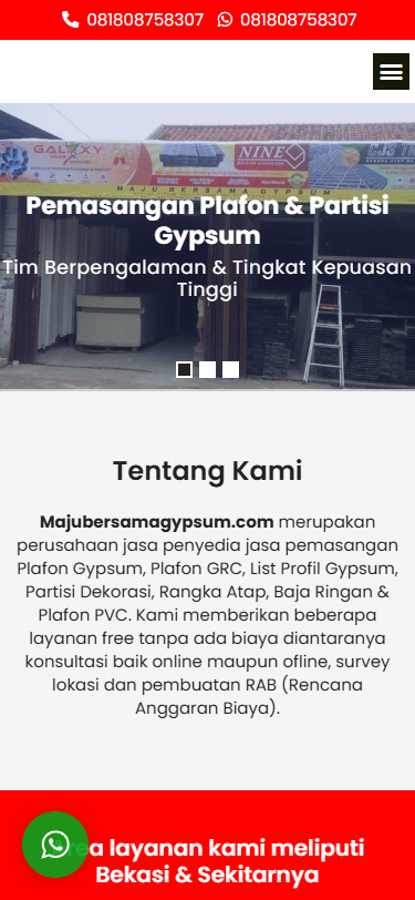 Maju Bersama Gypsum Mobile