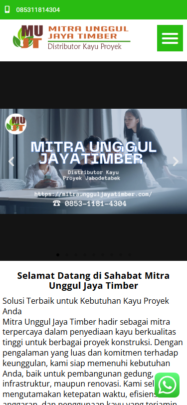 Mitra Unggul Jaya Timber Mobile