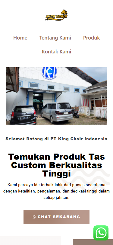 Pabrik Tas Custom King Choir Mobile