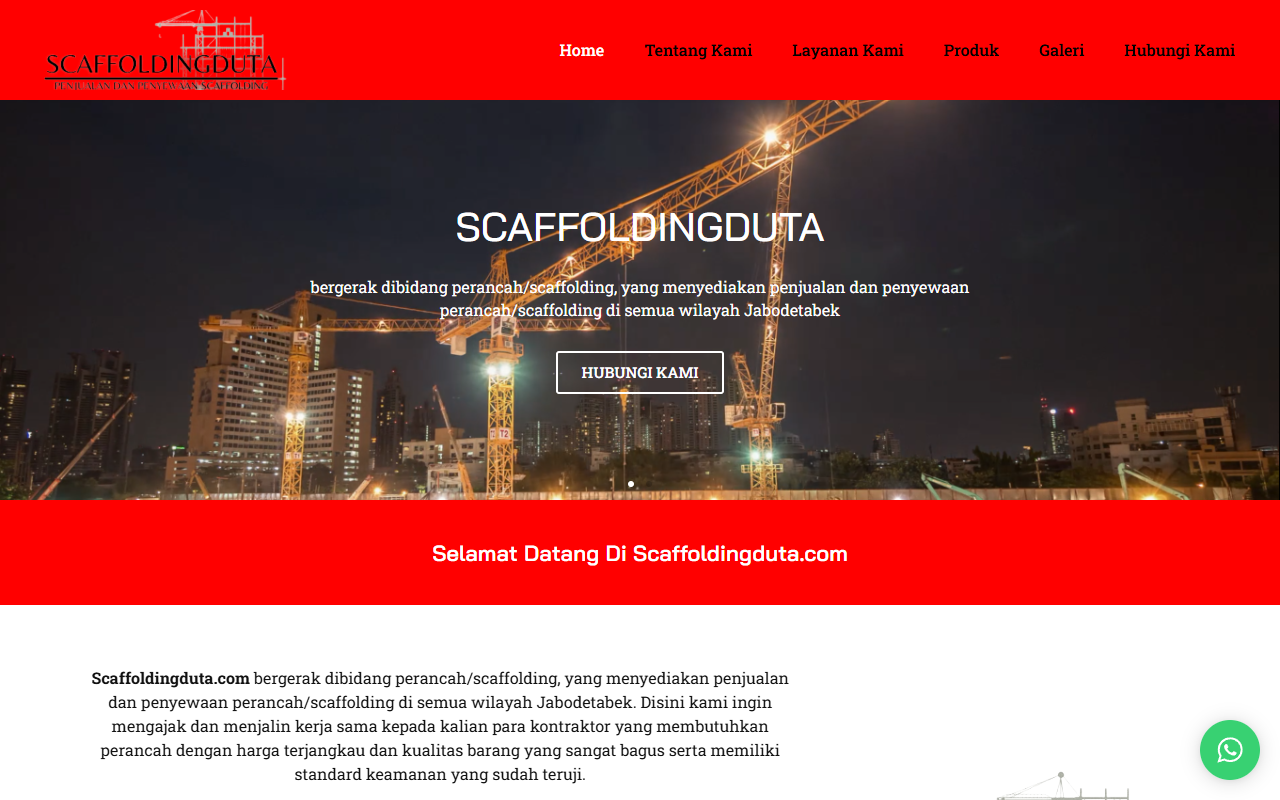 Scaffolding Duta Desktop