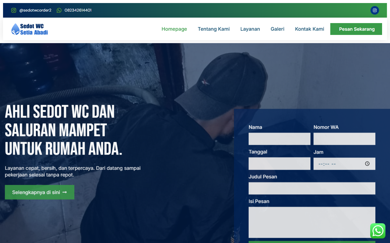Sedot WC Setia Abadi Desktop