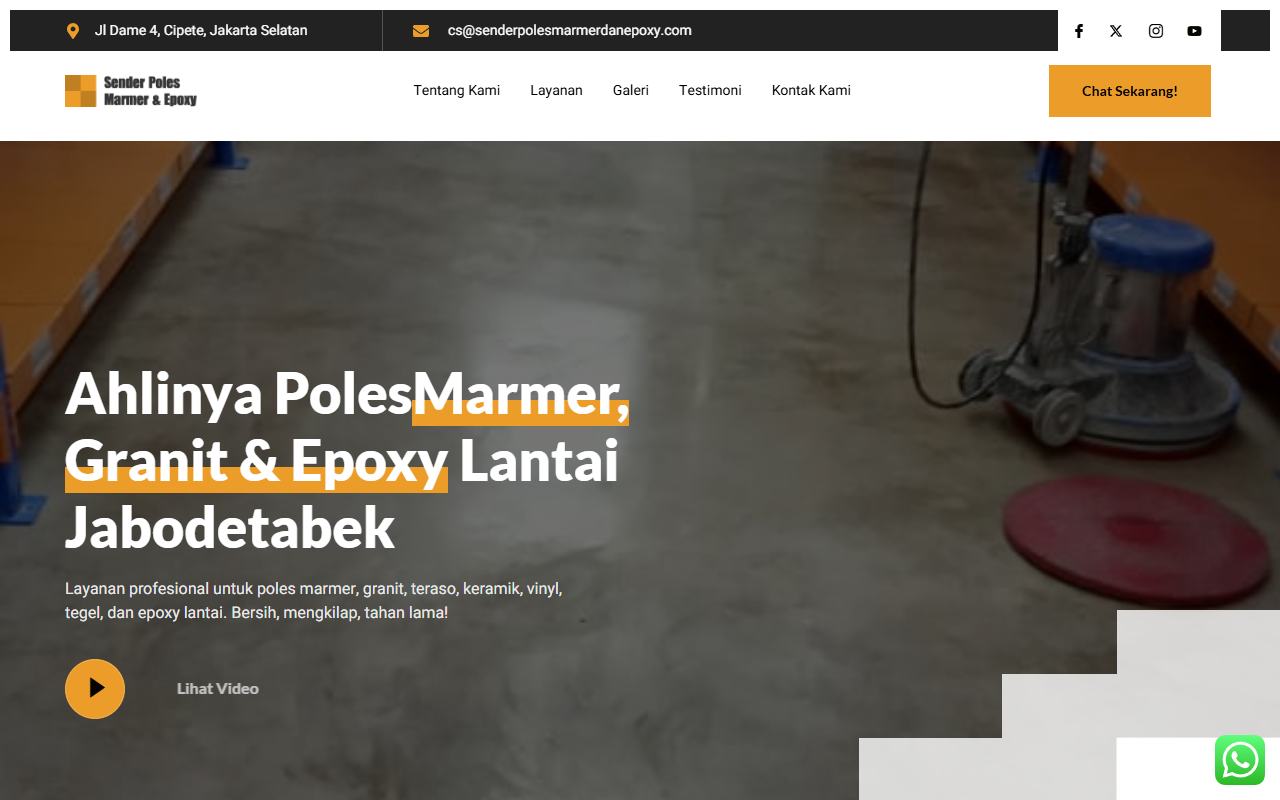 Sender Poles Marmer Desktop
