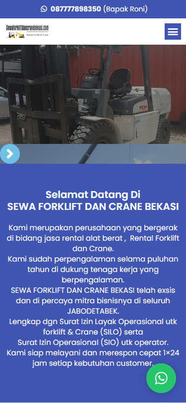 Sewa Forklift & Crane Mobile