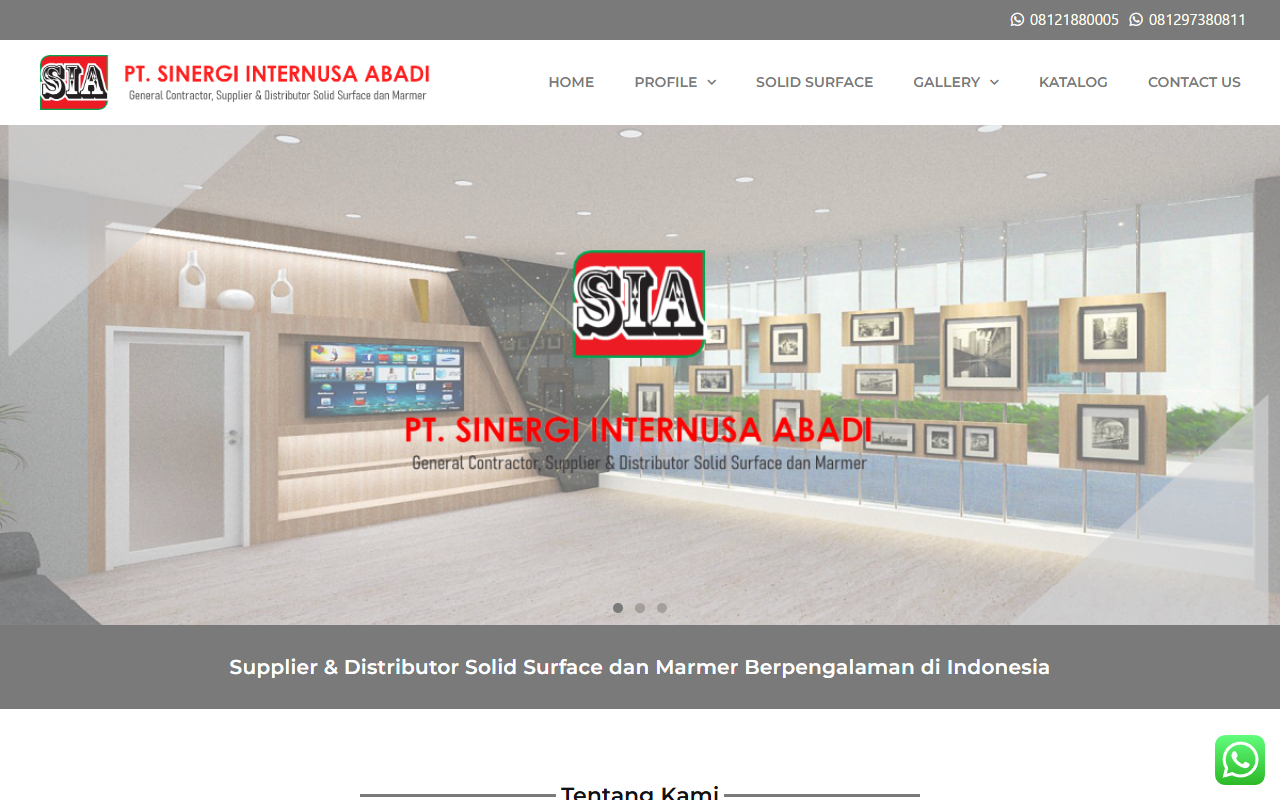 Sinergi Internusa Abadi Desktop
