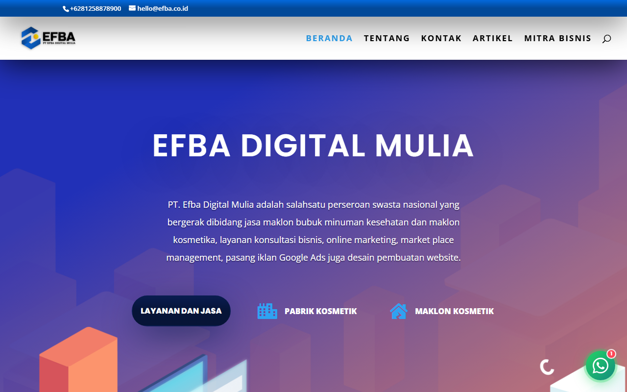 EFBA Internasional Desktop