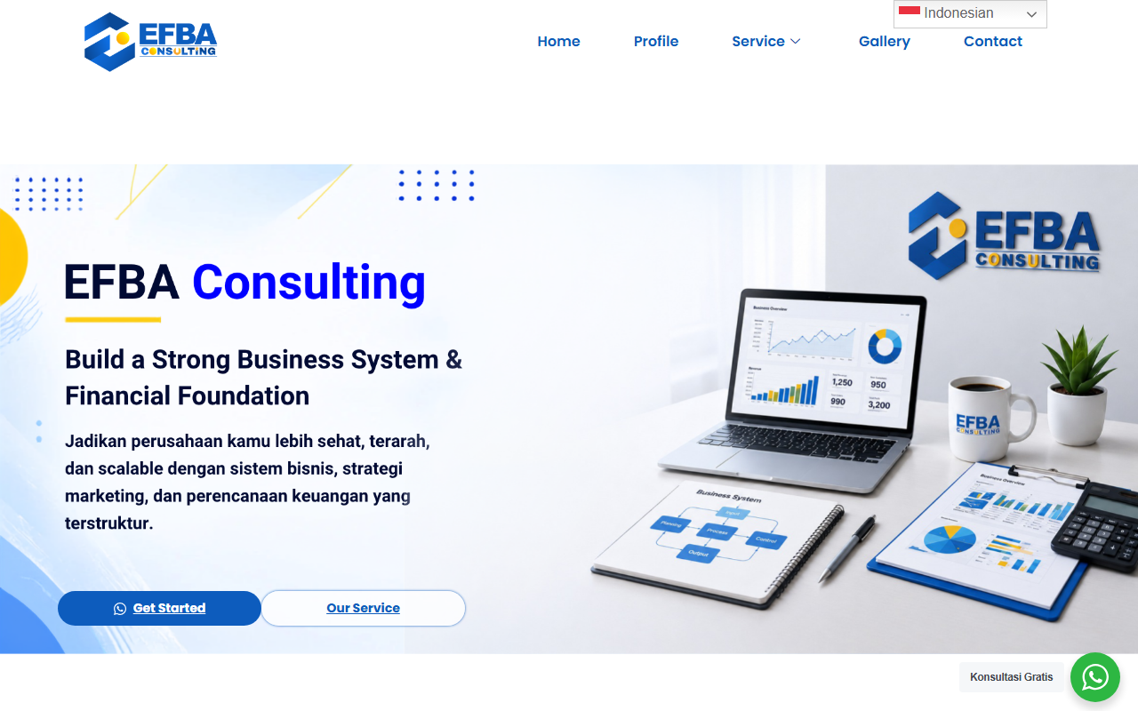 EFBA Consulting Desktop