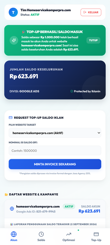APLIKASI MANAJEMEN IKLAN Mockup 2