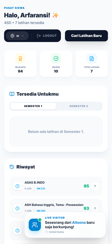 APLIKASI LATIHAN SOAL Mockup 4