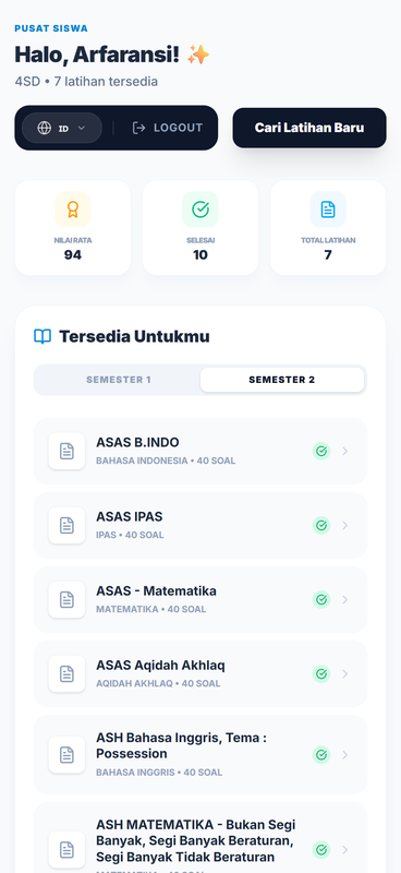 APLIKASI LATIHAN SOAL Mockup 8