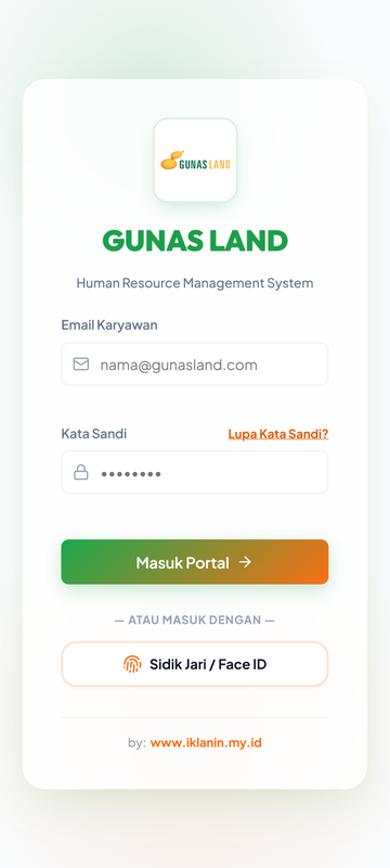 APLIKASI ABSENSI DAN PENGGAJIAN KARYAWAN Mockup 1