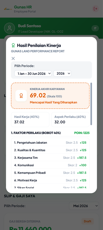 APLIKASI ABSENSI DAN PENGGAJIAN KARYAWAN Mockup 9