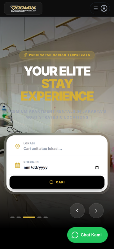 APLIKASI BOOKING APARTEMEN Mockup 1